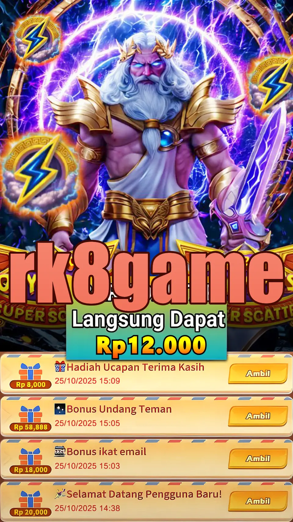 rk8game Tangkapan Layar Resmi APK